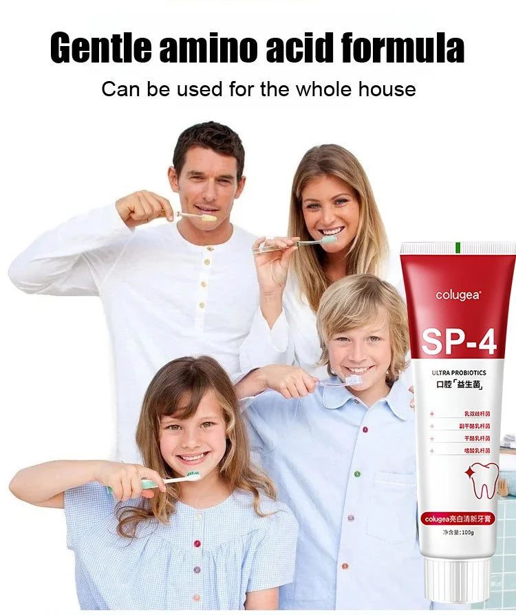 Probiotic Whitening Toothpaste (Pack of 4)